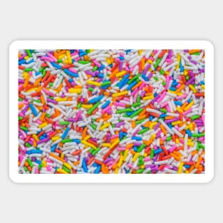 Rainbow Candy Sprinkles Photograph Magnet